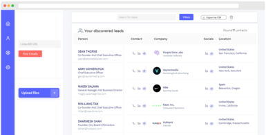 LinkedIn B2B Prospecting Data Finder