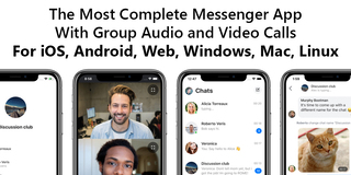 The most complete cross-platform audio and video messenger app