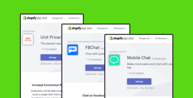 3 Shopify Plugins