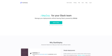 Deployment Management via Slack