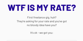 Simple Freelance Rate Calculator