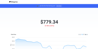 Chia Crypto Price Tracking Website