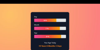 Visual App for Time Passed